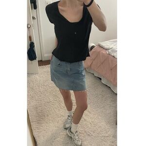 The Limited Black Comfy Slouchy Cotton Short Sleeve Tee Size Medium